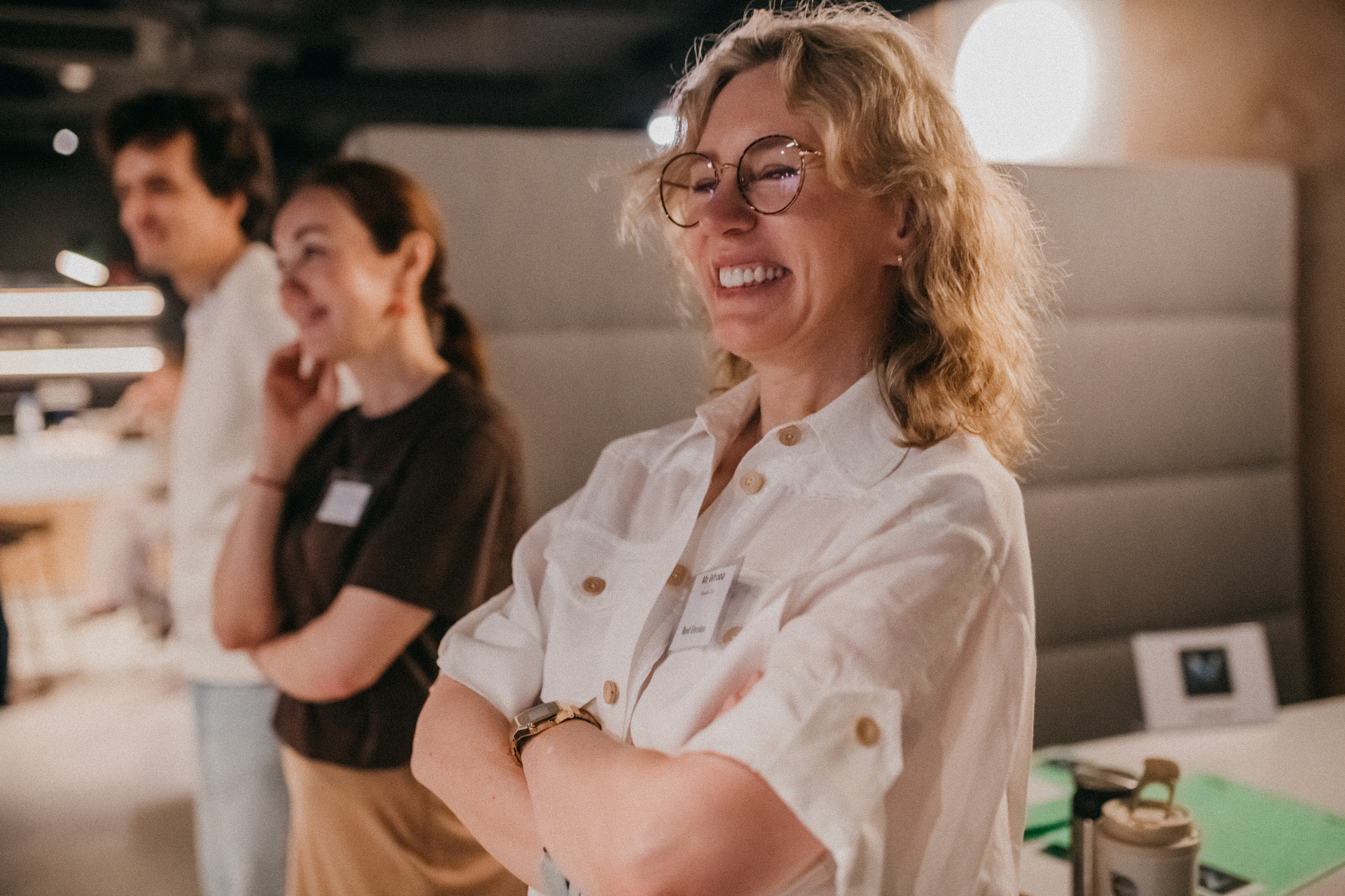 Participant enjoying the game